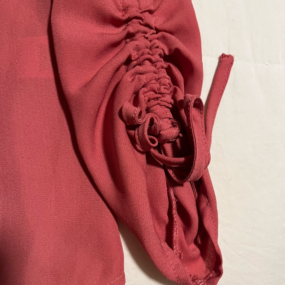 Pink Zipper Blouse - Picture 4 of 6
